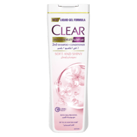 كلير شامبو شعر القشره نسائي 400 مل ناعم ولامع