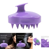فرشاة شامبو لتدليك فروة الرأس ملونة متنوع