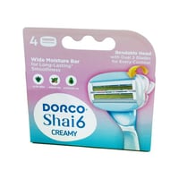 دوركو شاي 6 شفرات حلاقة نسائية 4 غيارات