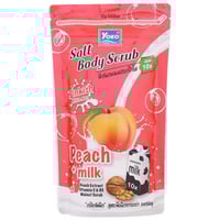 يوكو ملح مقشر للجسم بالخوخ والحليب 350جم