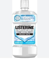 ليسترين غسول فم بالفلورايد لتبيض الاسنان 500 مل
