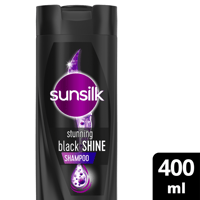 صانسيلك شامبو شعر 400 مل اسود لمعان