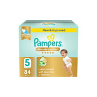 بامبرز حفاضات راحة متكاملة مقاس 5، 84 قطعة