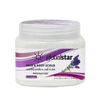 جلوبال ستار صنفرة للوجه والجسم باللافندر 600 جم