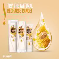 صنسيلك بلسم بزيت اللوز و العسل ضد التقصف 350 مل