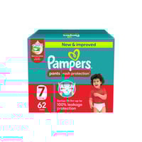 بامبرز كلوت مقاس 7 صندوق ميجا 62 كلوت جديد