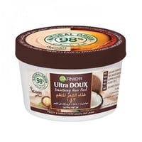 جارنييه الترا دوكس غذاء الشعر المنعم 3في1 بجوز اله...