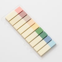 شرائط فهرسة شفافة بألوان باستيل