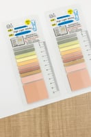 شرائط تمييز لاصقة شفافة بألوان باستيل