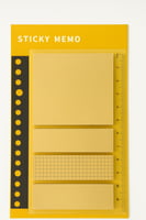 ملاحظات لاصقة متعددة المقاسات