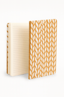 دفتر ملاحظات بنقشة أوراق