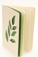 دفتر ملاحظات A5 بتصميم أوراق الشجر