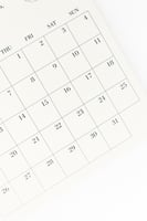 تقويم مكتبي وبطاقات شهرية قابلة للكتابة