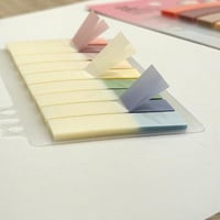 شرائط فهرسة شفافة بألوان باستيل