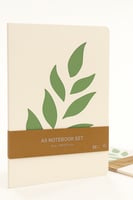 دفتر ملاحظات A5 بتصميم أوراق الشجر
