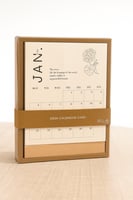 تقويم مكتبي وبطاقات شهرية قابلة للكتابة