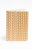 دفتر ملاحظات بنقشة أوراق