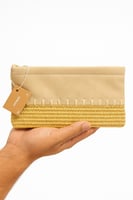 حقيبة خيوط القش الطبيعية