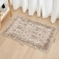 سجادة بوهيمي عتيقة | بيج وعاجي وترابي | مقاسات متع...