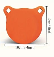 لوح هدف معدني AR500 – سماكة 3/8 بوصة – 10 سم – برت...