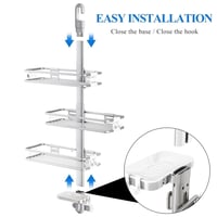 حامل و منظم الحمام
