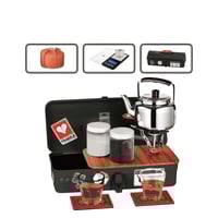 طقم عزبة الشاي صندوق حديد كامل الاغراض للكشتات وال...