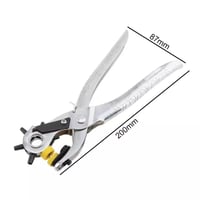 خرامة جلد بمقاسات متعددة