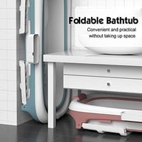 حوض بانيو استحمام قابل للطي مع غطاء للحماية