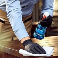 قفازات اسود متعددة الاستخدام 100 حبة