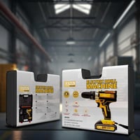 دريل لاسلكي بطاريتين DENX DX2588