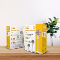 مروحة أرضية بخمس سرعات وتحكم عن بعد بالشحن DENX DX...