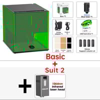 آلة الحفر والقص بالليزر المطوره(اخضر)