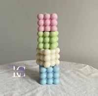 شمعة ببلز كبيرة ملون