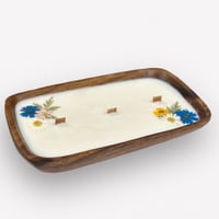 وعاء خشبي كبير قطعة واحده