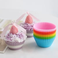 قالب الكب كيك قطعة واحده لون عشوائي