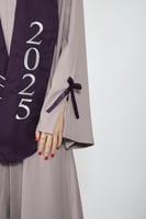 عباية تخرج موف وفضي