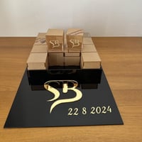 صينية تقديم شوكلت أو توزيعات