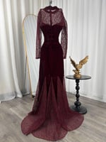 فستان جوخ باكمام