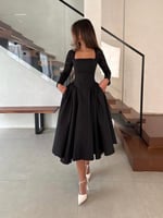 فستان ميد باكمام