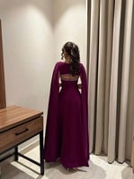 فستان عنابي