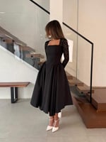 فستان ميد باكمام