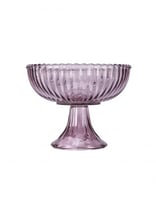 إناء زجاجي كبير - لون بنفسجي