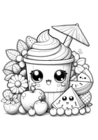 باقة تلوين كاواى 200 صورة