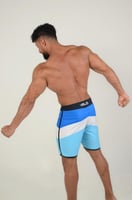 شورت فيزيك أزرق مموج GRADIENT BLUE