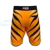 شورت فيزيك تياقر نمري برتقالي مميز V3