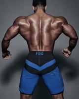 شورت فيزيك ازرق وبالاسود V Blue Black