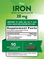Nature's Truth IRON 28MG 90 CAP حديد