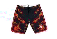 شورت فيزيك اسود نار مشتعلة fiery passion