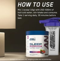 Applied SLEEP أبلايد نيوتريشن معزز النوم للاسترخاء...