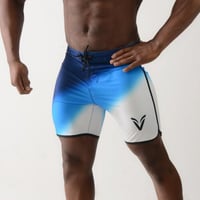 شورت فيزيك أزرق مموج BLUE WAVES